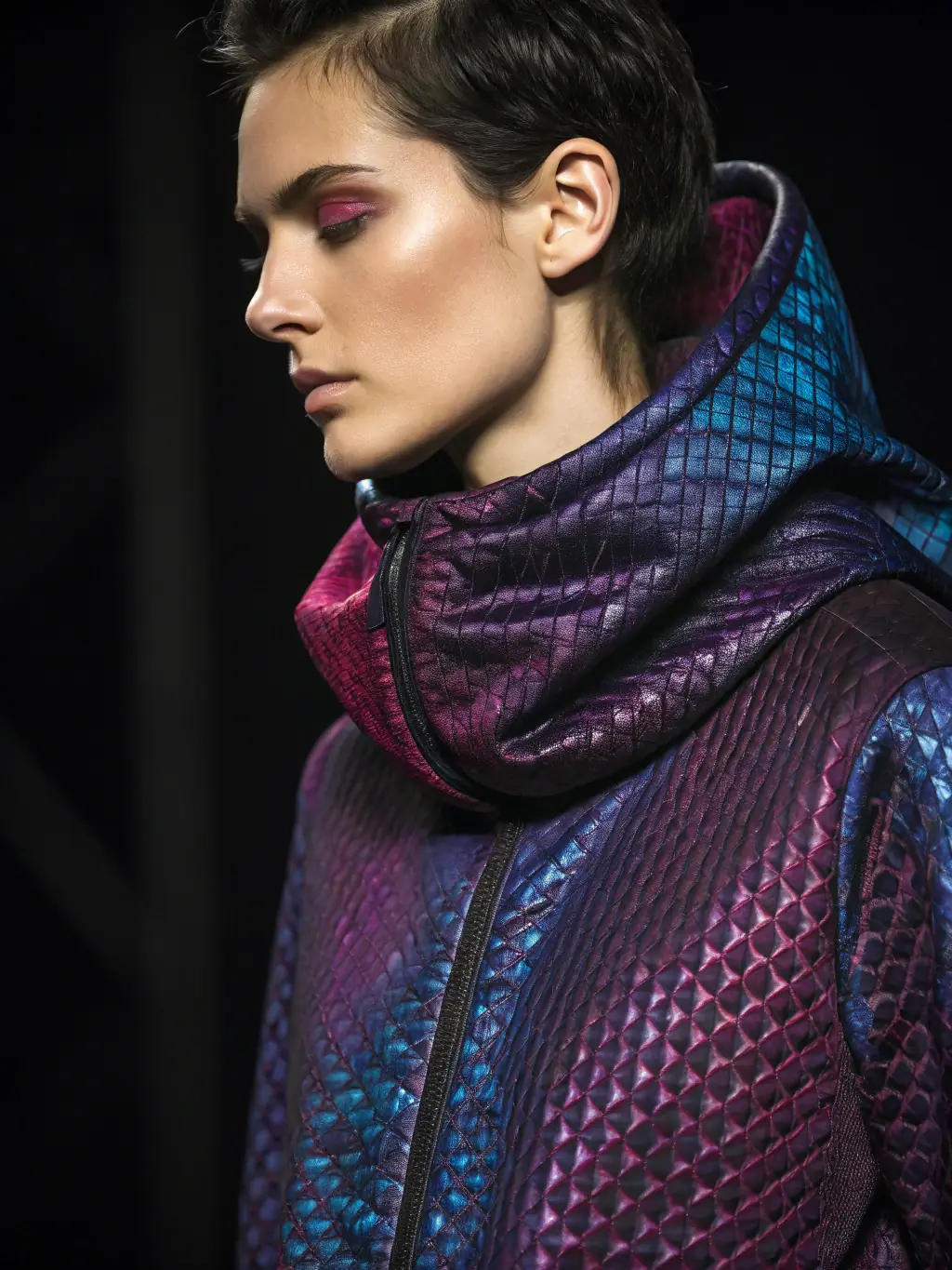 A selection of different hat materials, including cotton, polyester, and blends, displayed in a swatch format to highlight texture and durability.